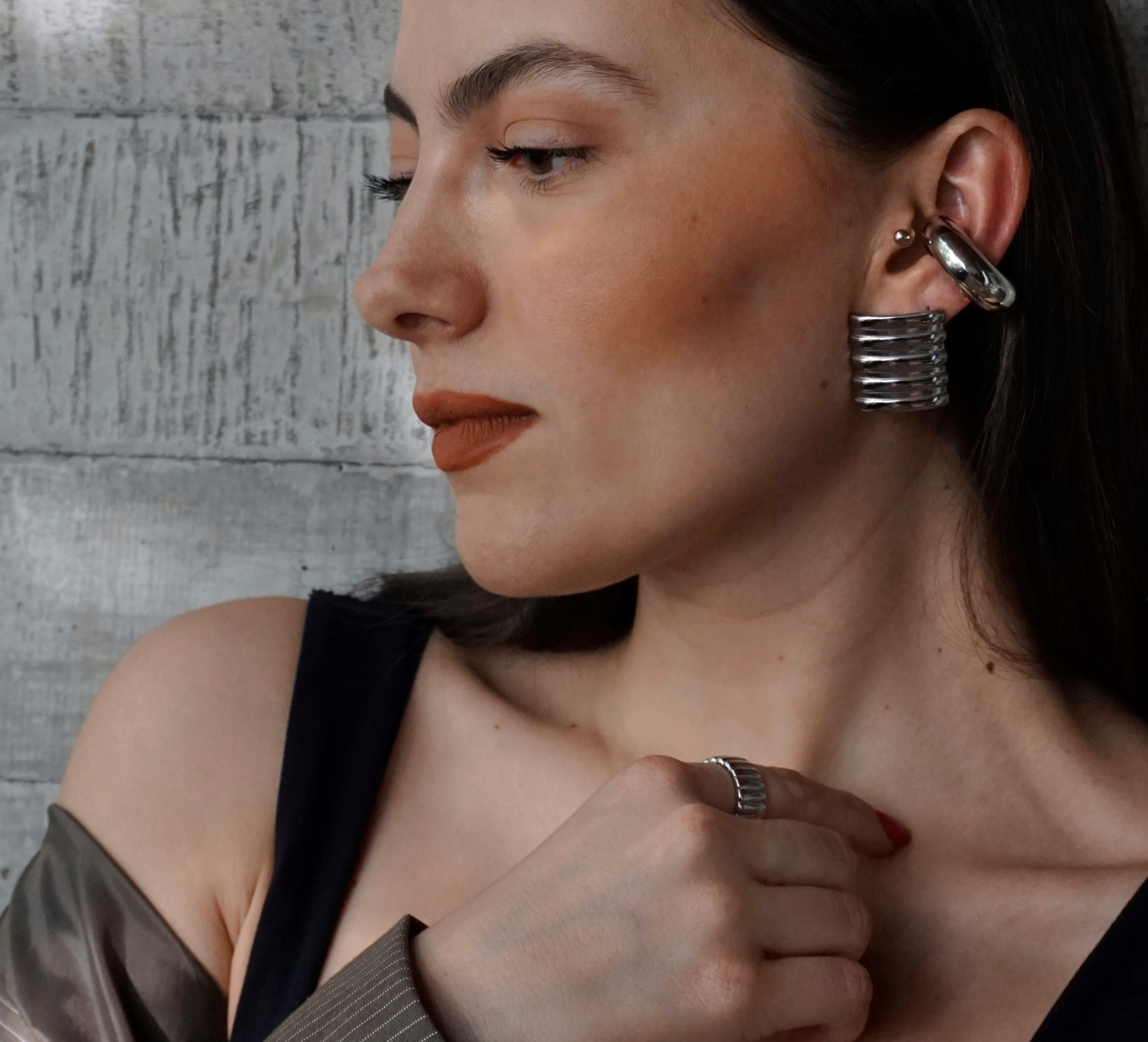Aretes Renata Plata
