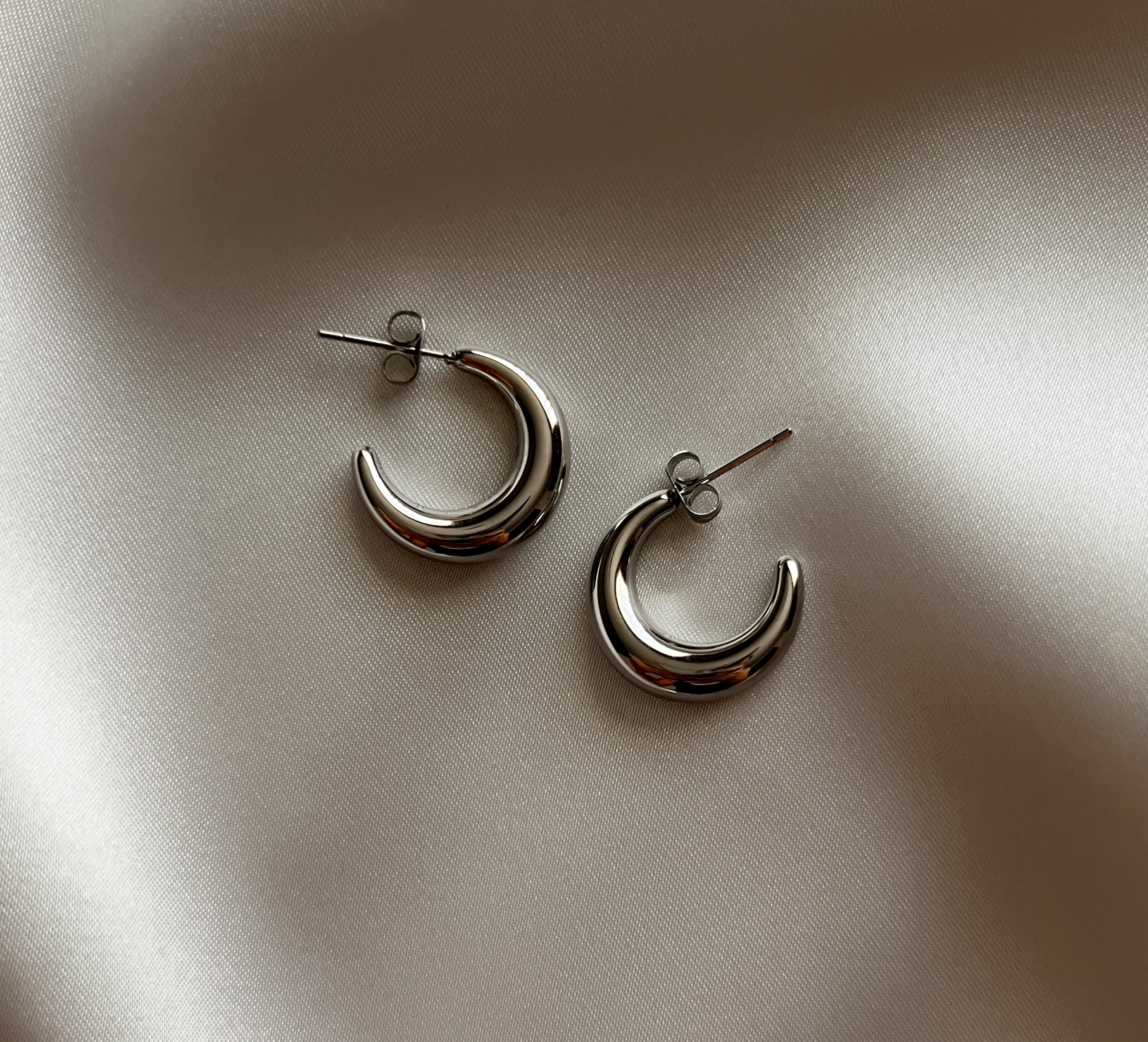 Arracada Myanmar Mediana Plata