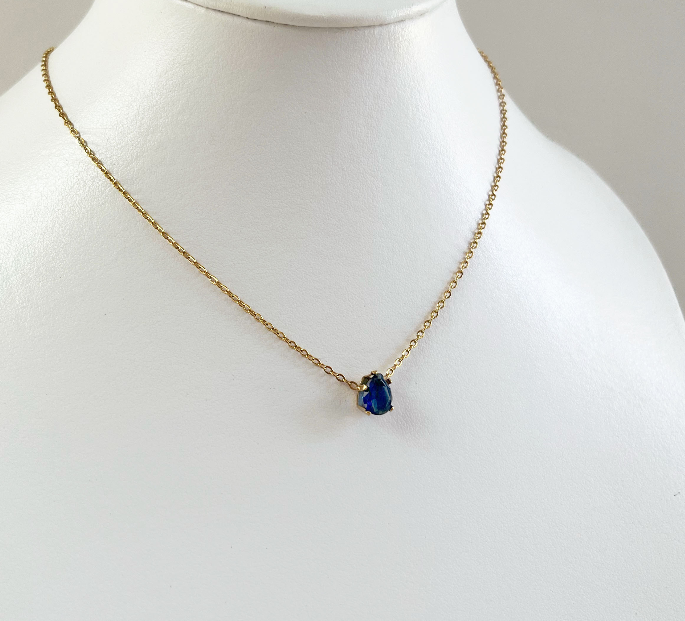 Collar Drop Azul