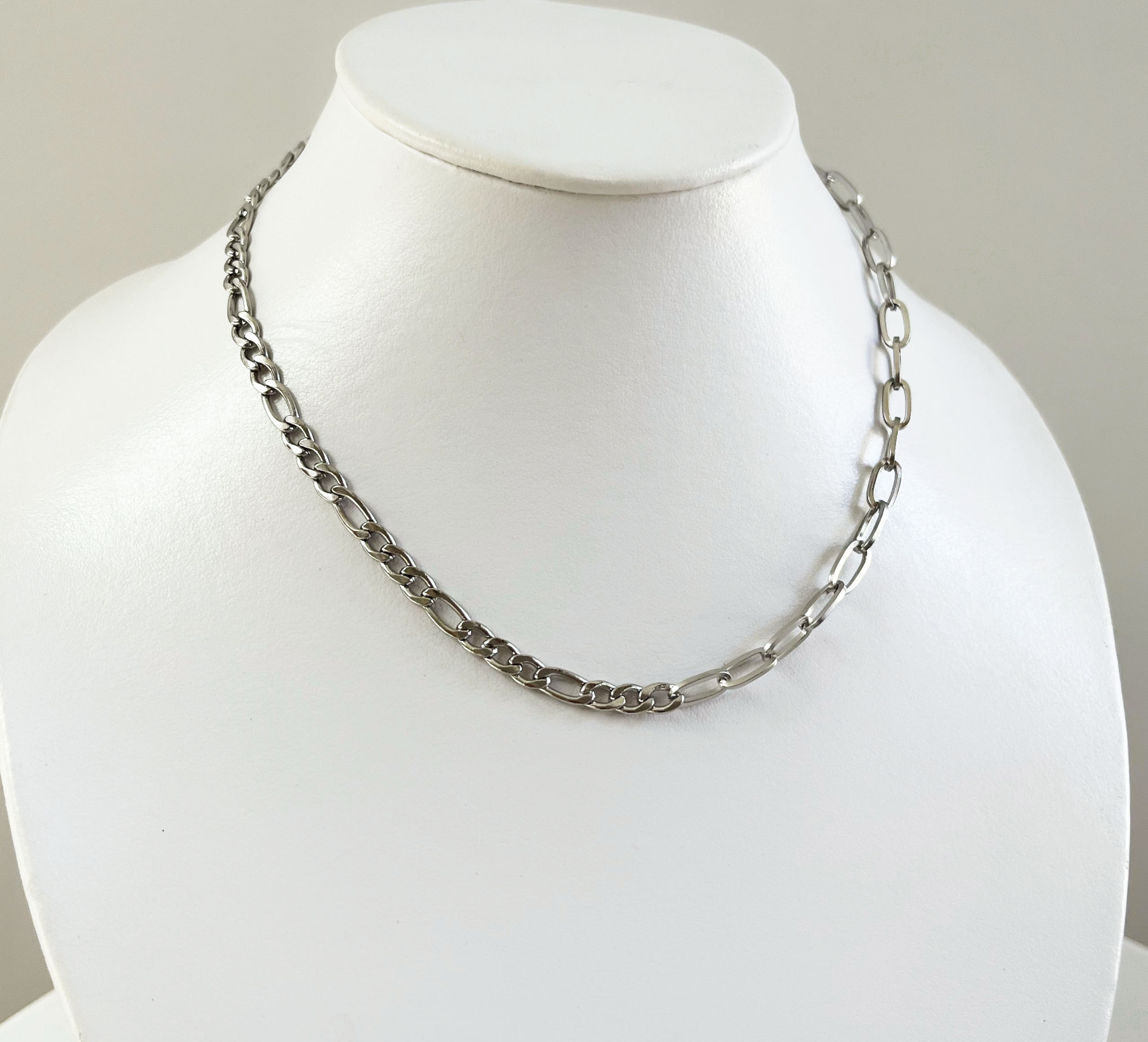 Collar Cádiz Combinado Plata