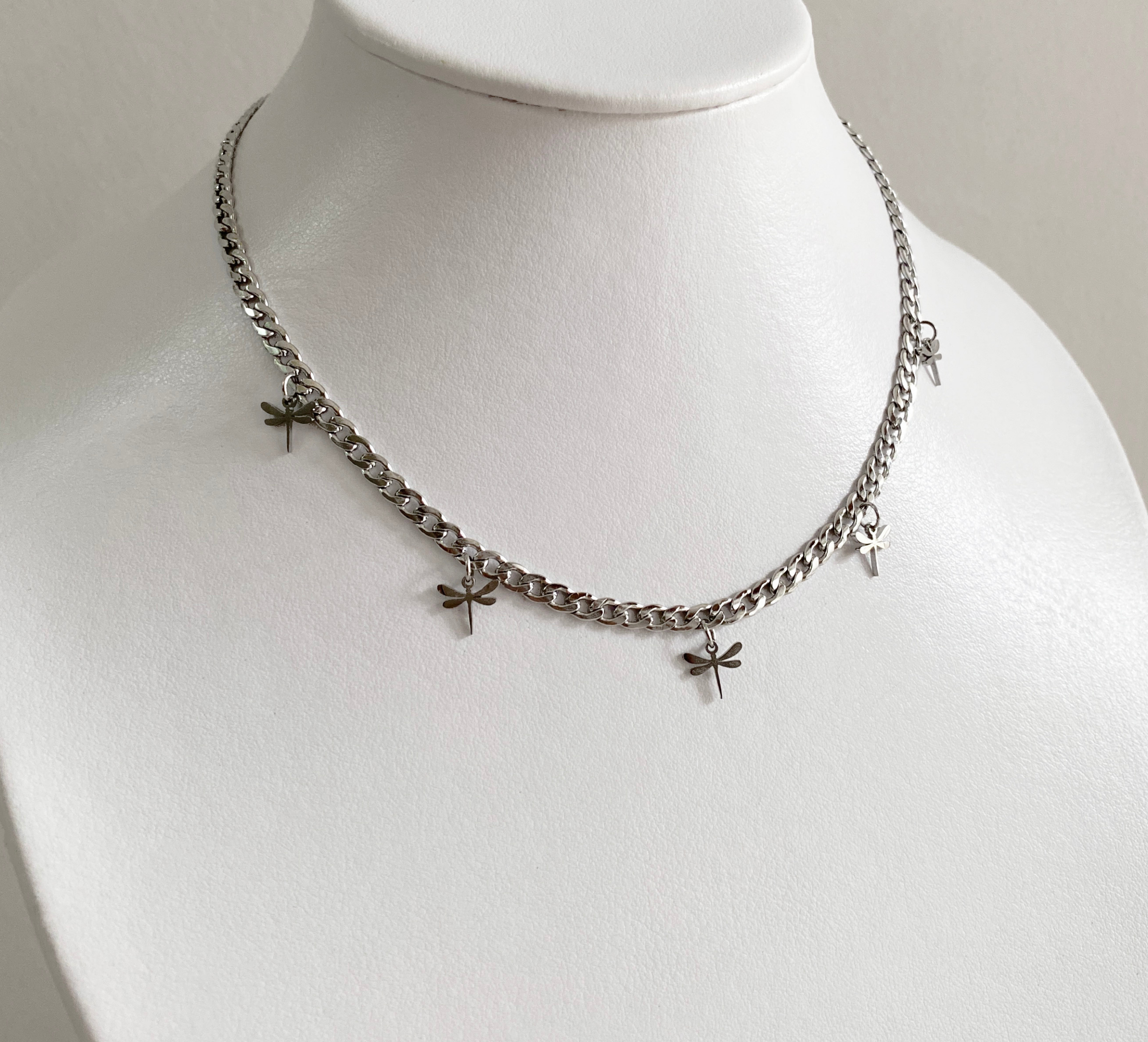 Choker Libélula Plata
