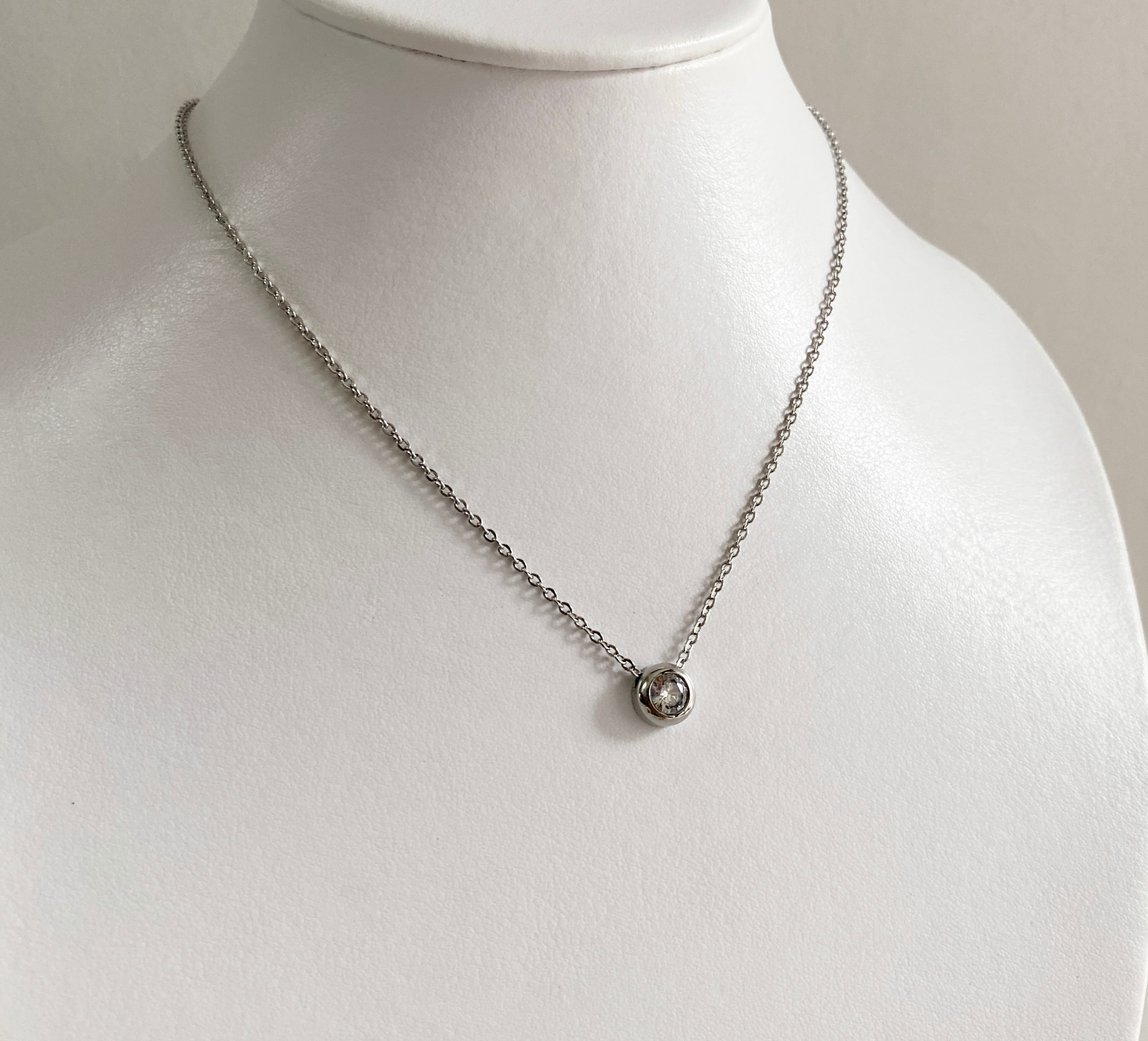 Collar Destello Plata