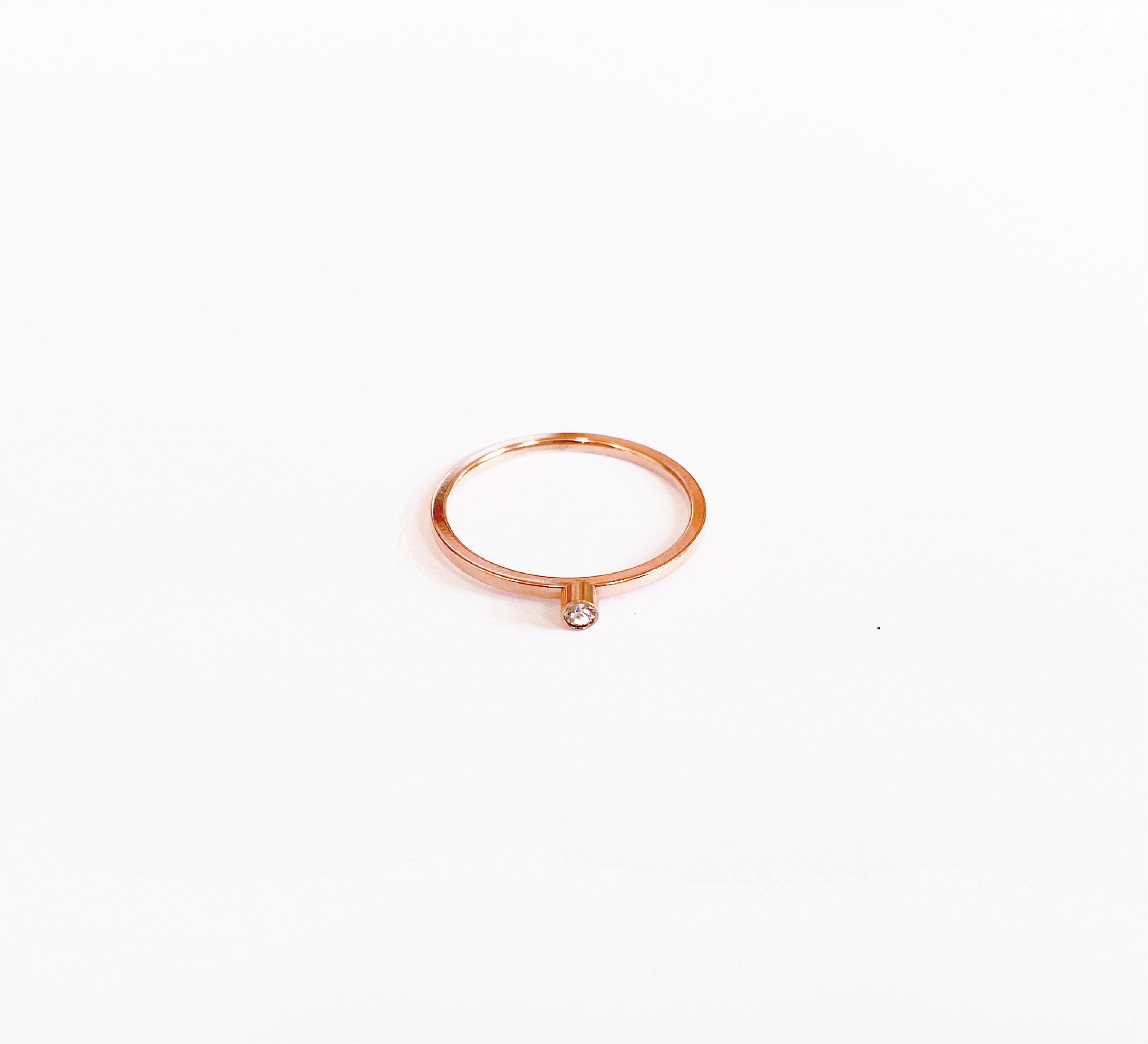 Anillo Destello Mini Rosa