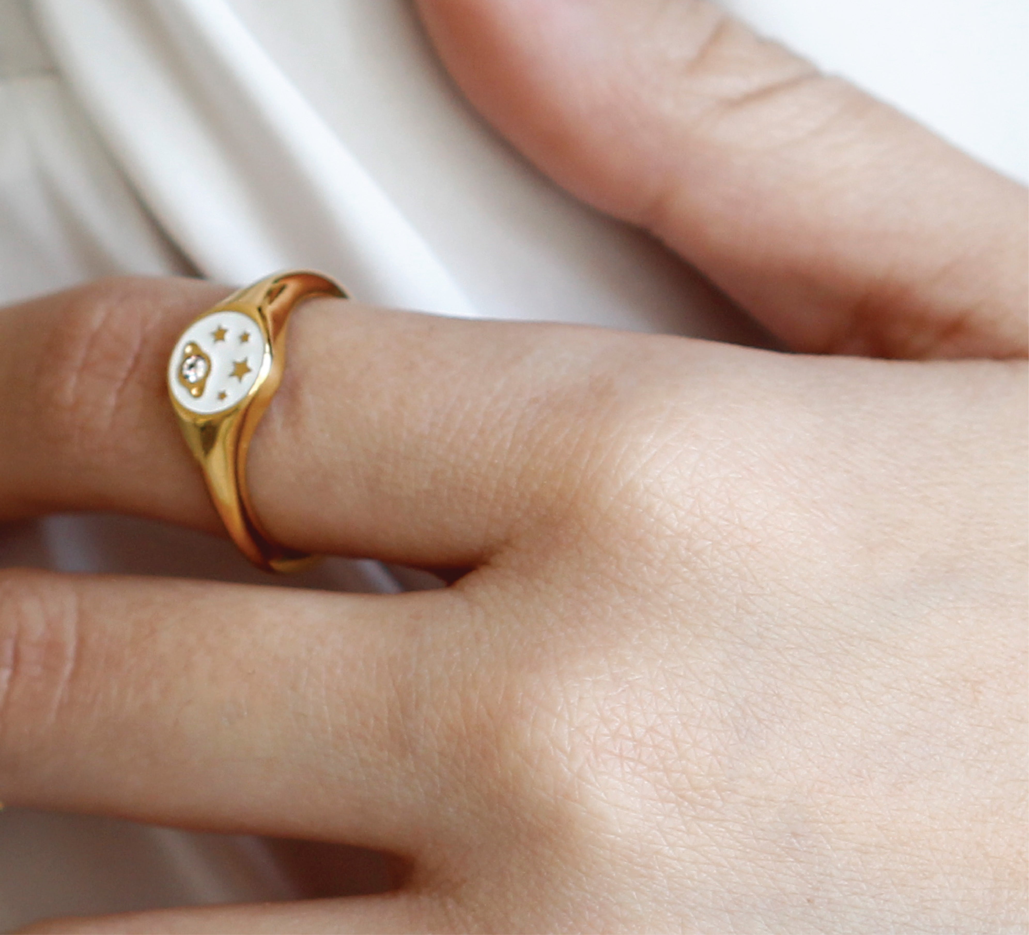 Anillo Eclipse Blanco