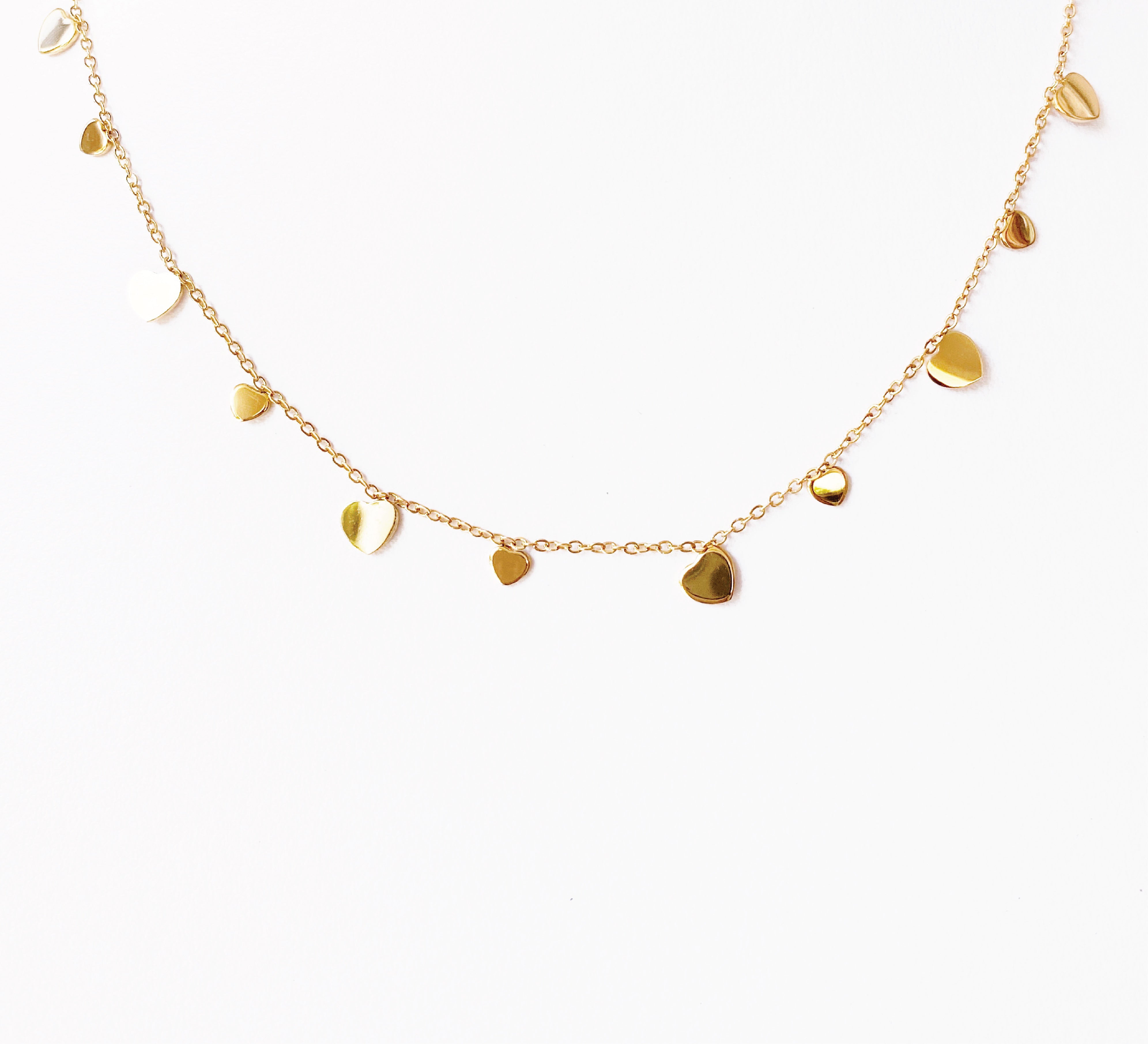 Collar Corazones Mini