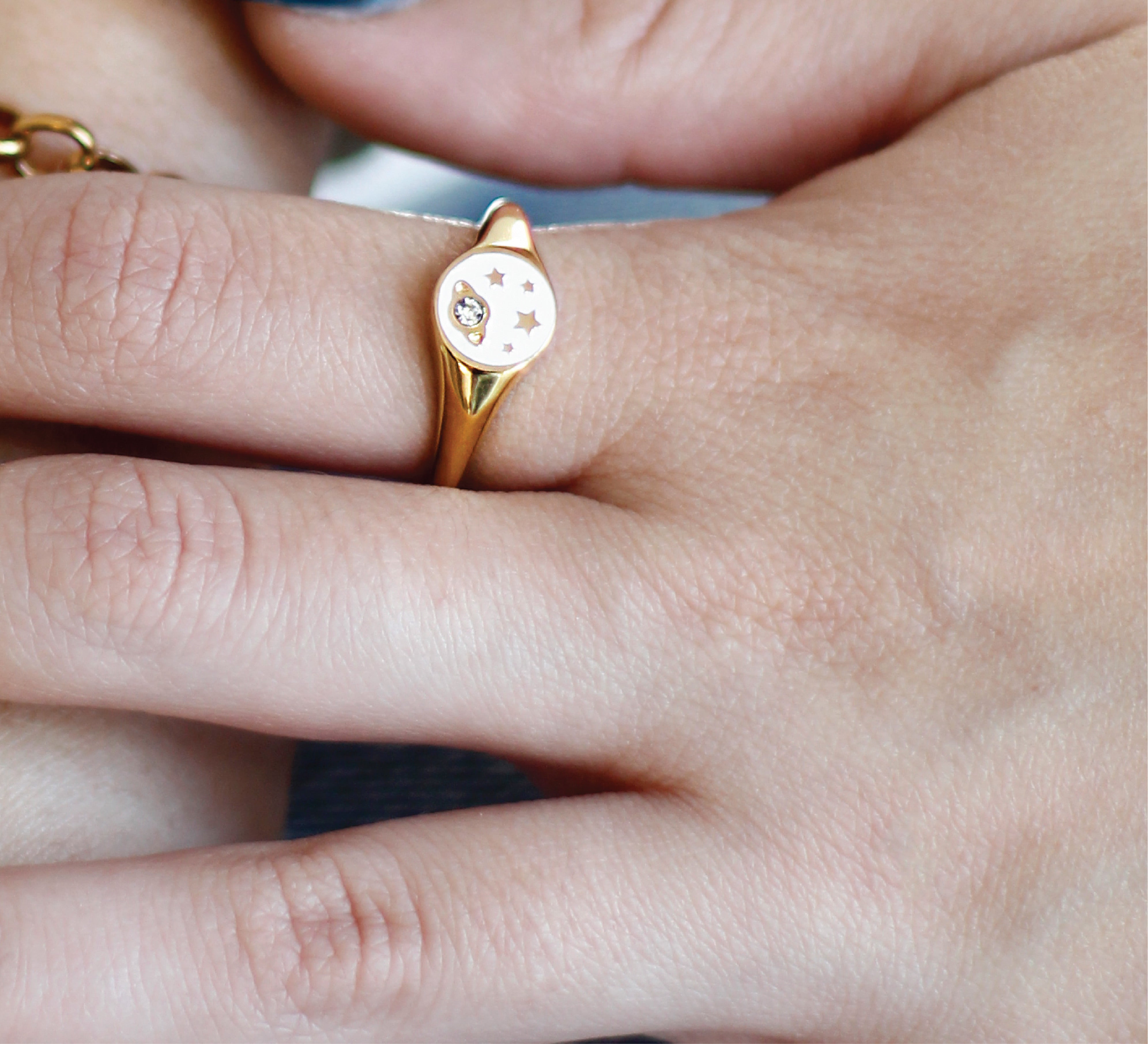 Anillo Eclipse Blanco