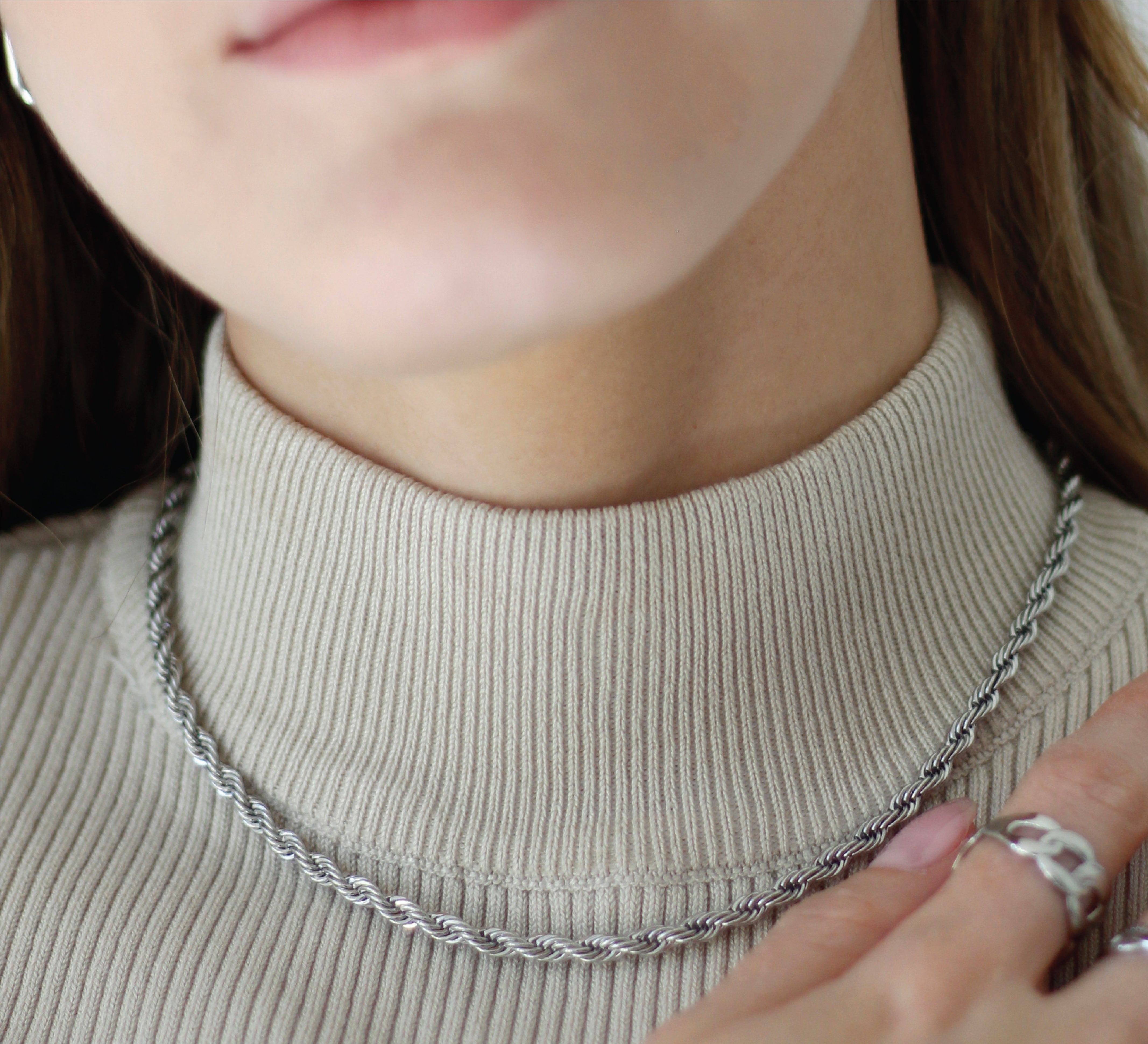 Choker Arezzo Plata