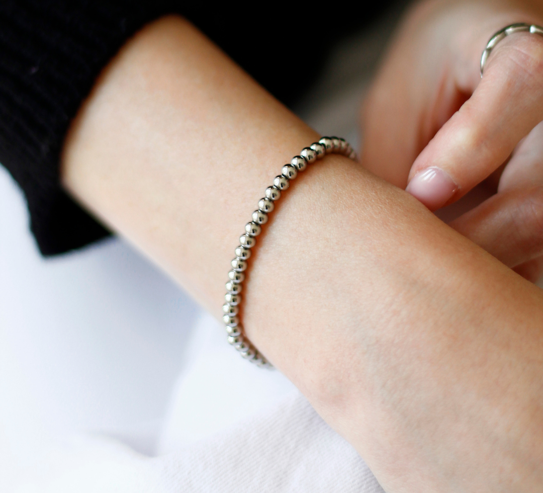 Pulsera Cártago Delgada Plata