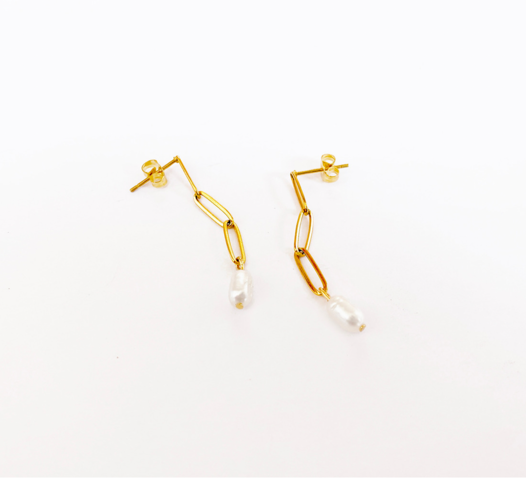 Aretes Islandia Perla