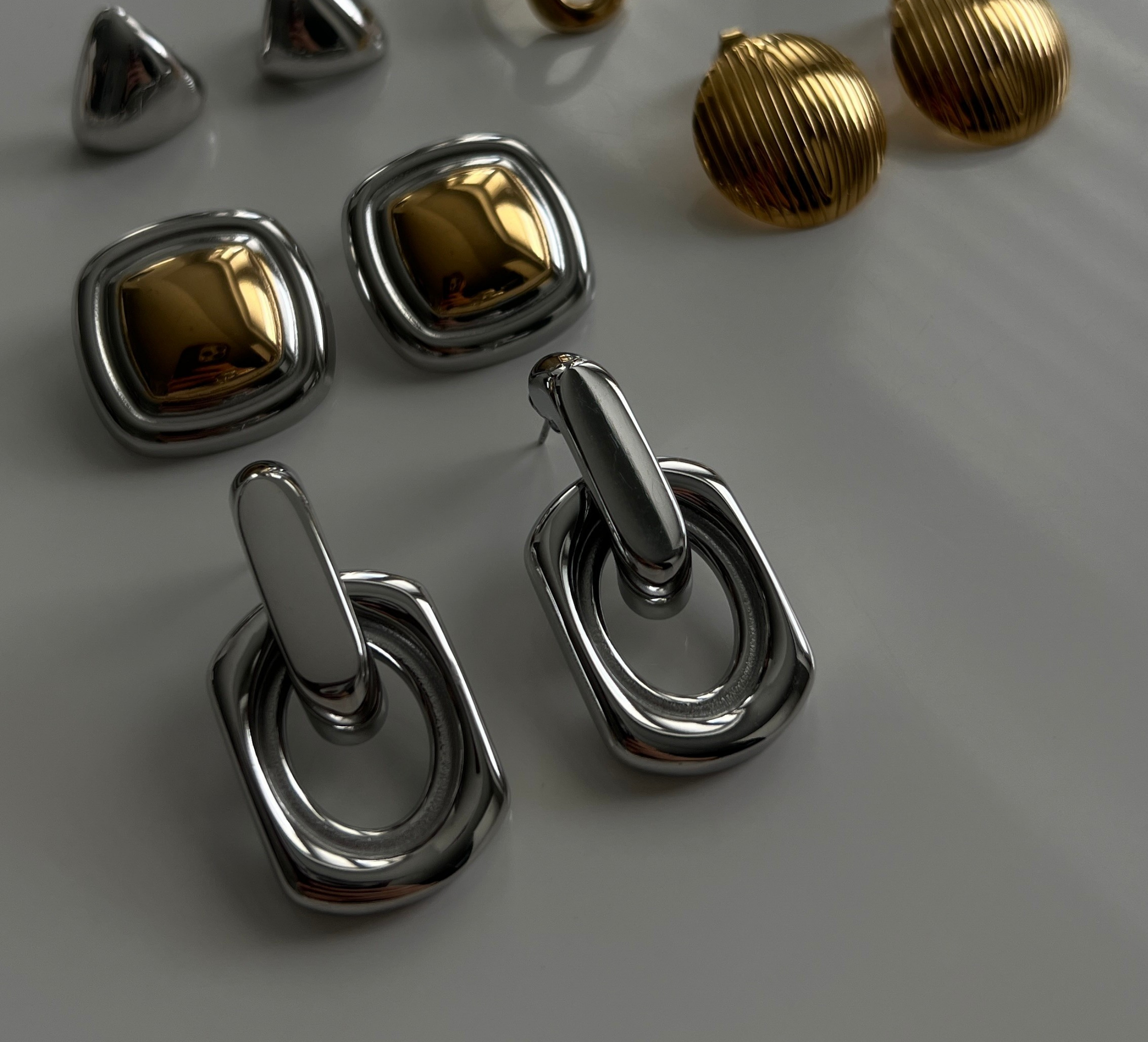 Fifth Ave Silver Earrings