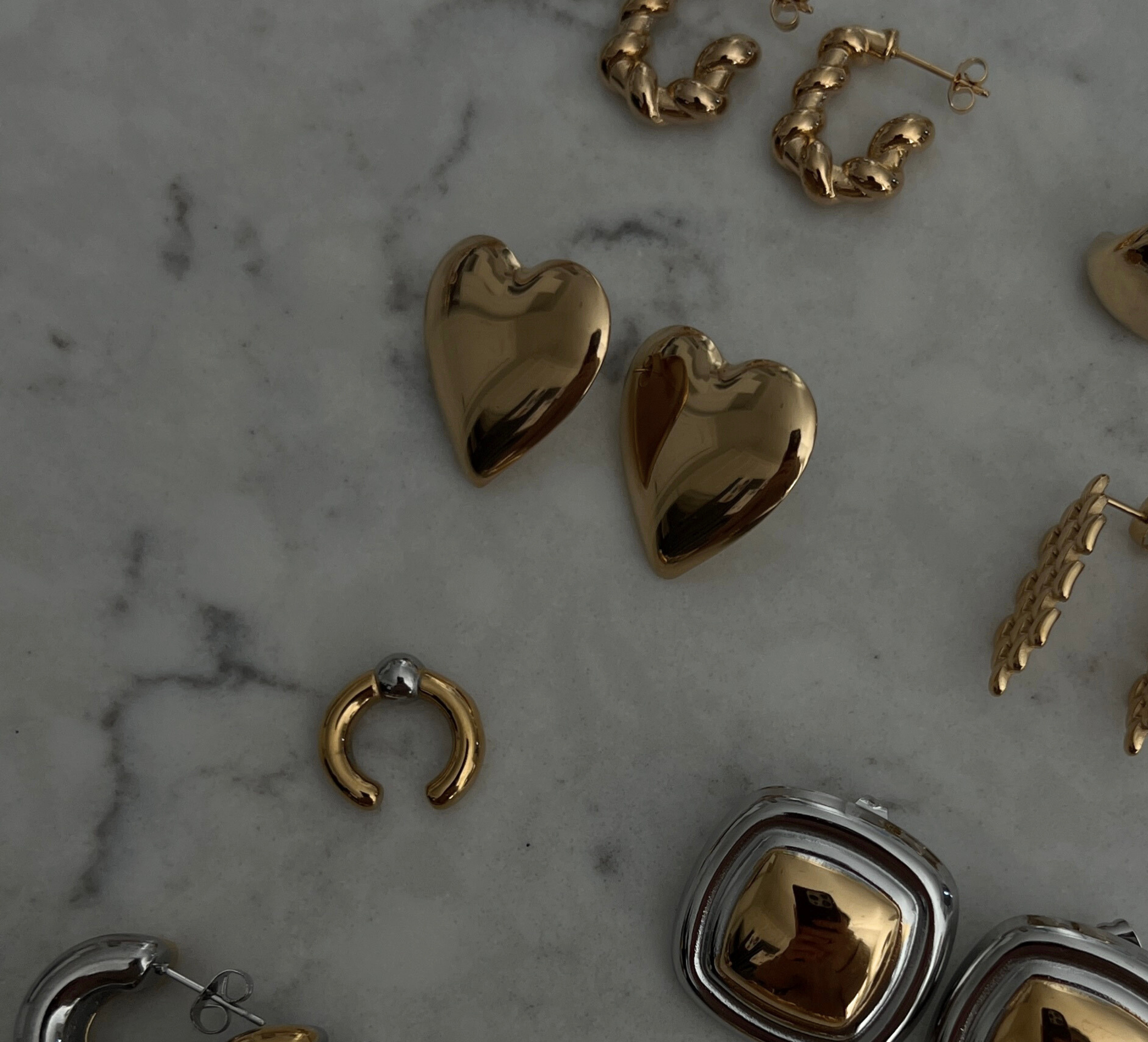 Authority Heart Earrings